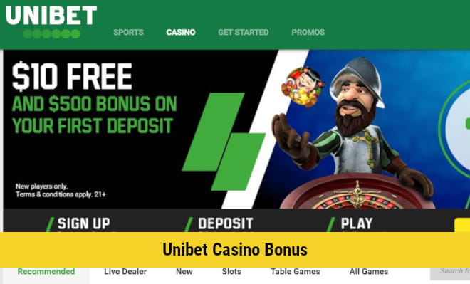 Unibet Live Casino Bonus