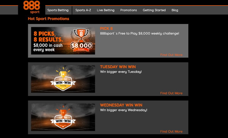 888 NJ Sportsbook Promotions