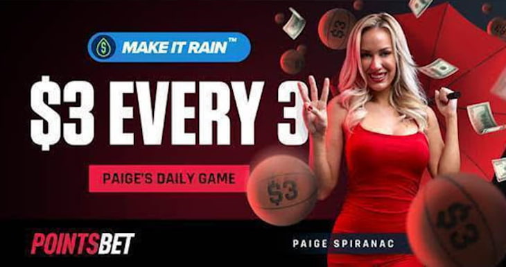 Paige Spiranac Hot PointsBet brand ambassador