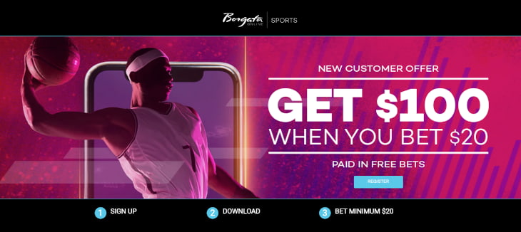 Borgata sportsbook welcome bonus in NJ