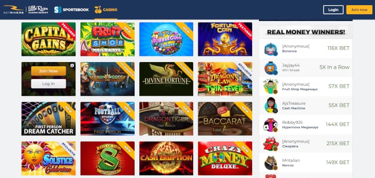 BetRivers MI casino review