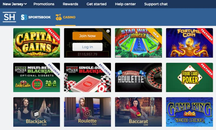 sugarhouse casino online play from florida