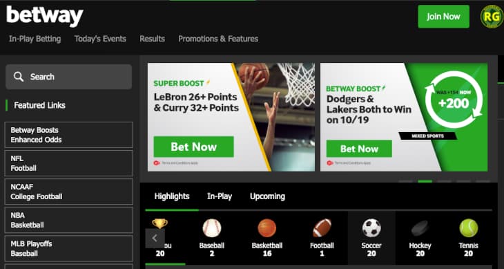 Betway sportsbook review NJ