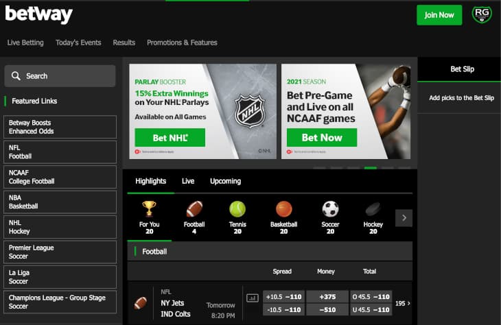 Betway sportsbook review