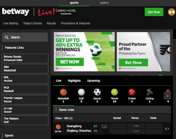 Betway PA review