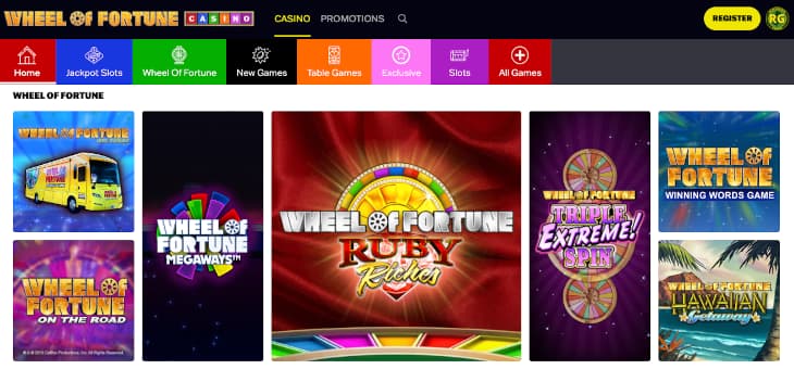 Wheel oF Fortune casino review NJ
